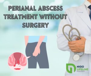 Perianal abscess treatment without surgery